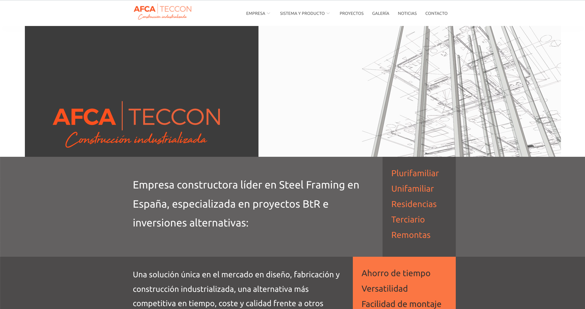 AFCA Teccon lanza su nueva web